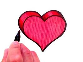 How To Draw Love Hearts imagem de tela 1