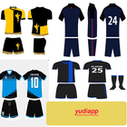 Futsal jersey design আইকন