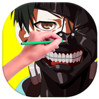 Draw all tokyo ghoul characters step by step icon
