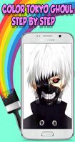 Draw all tokyo ghoul characters step by step पोस्टर