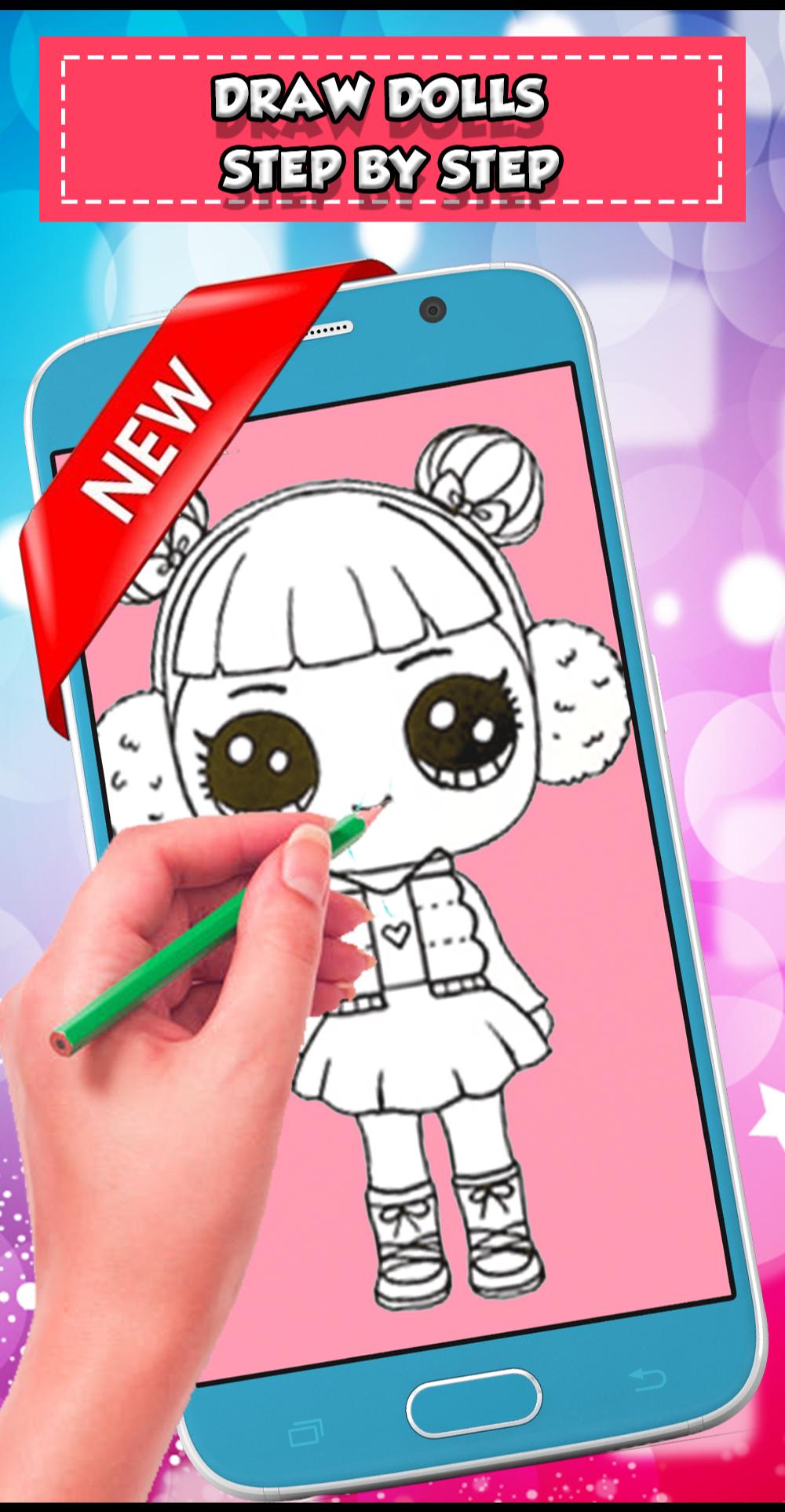 Draw cute lol dolls girls & pets easy way for Android - APK Download