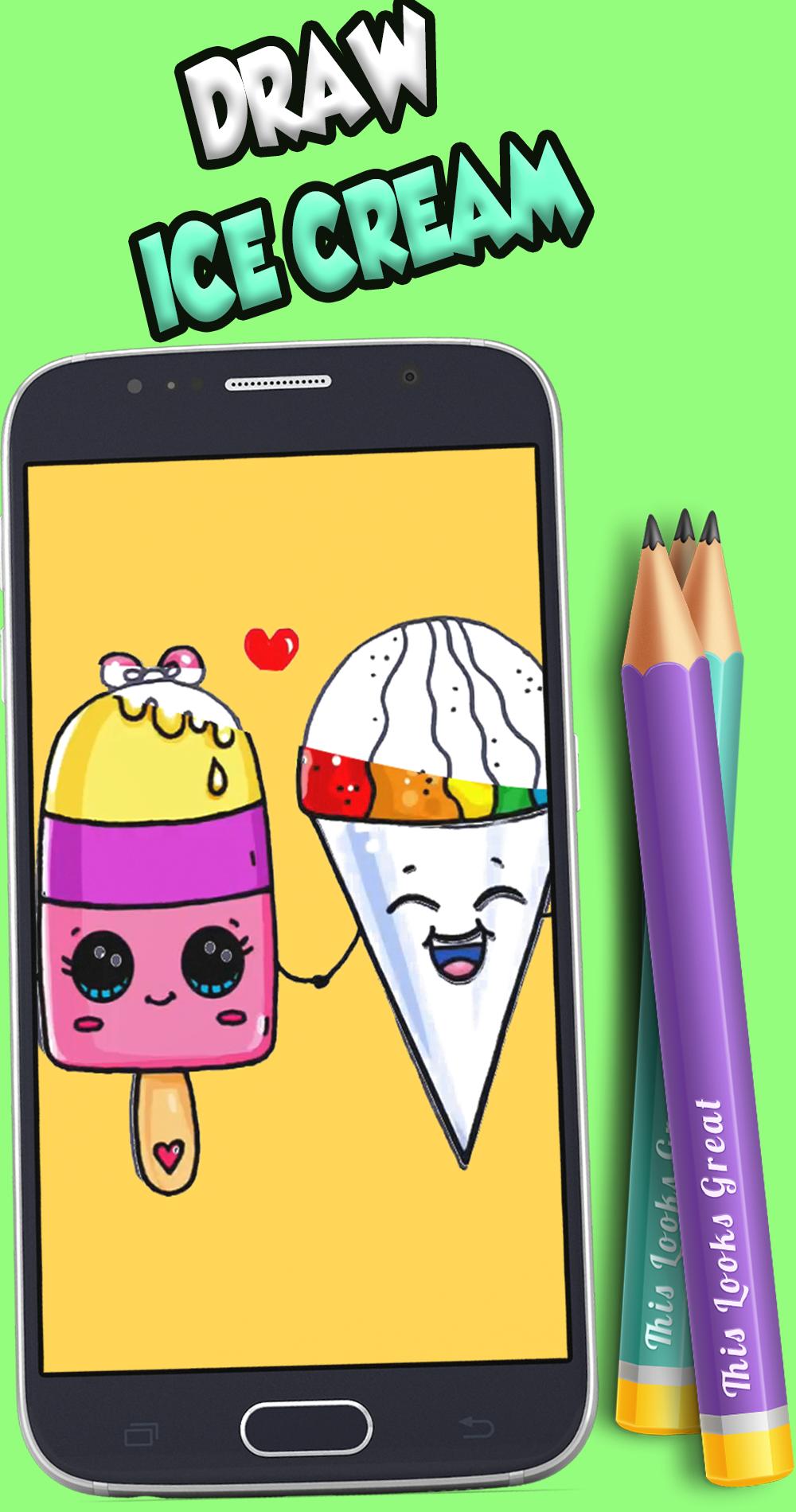 Draw Cute Dessert Foods And Drinks Easy For Android Apk