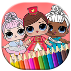 lol dolls girls & pets Coloring pages ikona
