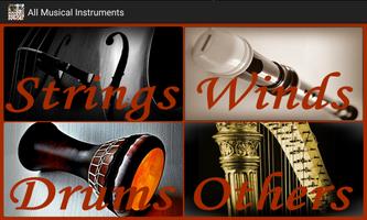 instruments de musique Affiche