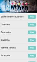 Zumba dance exercise video Affiche