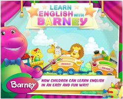 Aprende Inglés con Barney Poster