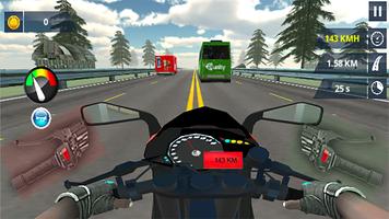 Traffic Moto Speed Rider capture d'écran 1