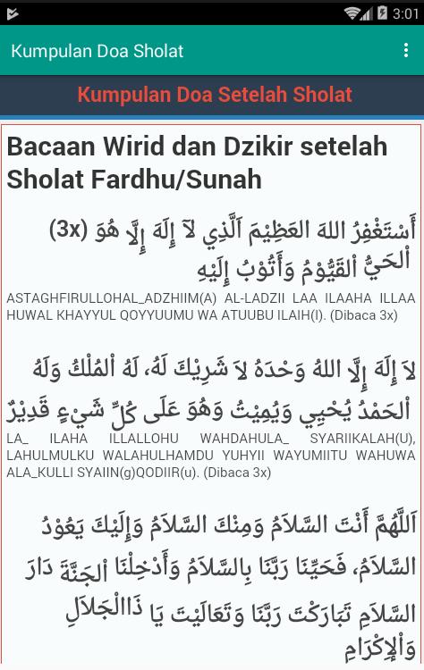 Kumpulan Doa Setelah Sholat Gratis For Android Apk Download