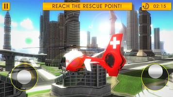 Helicopter Simulator  - Flying Chopper Rescue 2018 capture d'écran 2
