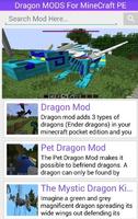 برنامه‌نما Dragon Mods for MCPE عکس از صفحه