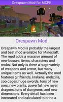 Orespawn Mod for MCPE capture d'écran 1