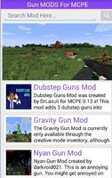 Gun MODS for MCPE capture d'écran 1