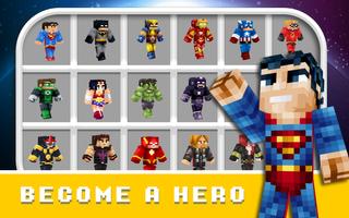 Mod SuperHero for Minecraft poster