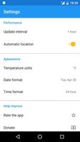 Pugz: Weather Widget تصوير الشاشة 1
