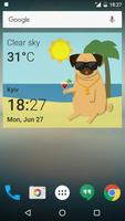 Pugz: Weather Widget تصوير الشاشة 2