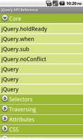 jQuery API Reference Affiche