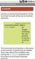 1 Schermata jQuery API Reference