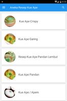 Aneka Resep Kue Ape capture d'écran 1