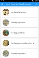 Aneka Resep Kue Sagu Terpopuler screenshot 1