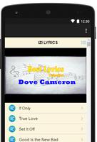 Dove Cameron Lyrics Izi پوسٹر