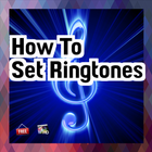 how to set ringtones آئیکن