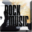 Rock music radio online icon