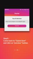 برنامه‌نما Quick Save - Video Downloader for Instagram عکس از صفحه