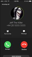 Fake Call From Jeff The killer - Creepypasta poster