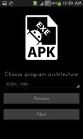 برنامه‌نما EXE TO APK عکس از صفحه