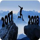 Año Nuevo 2018 Cuenta Regresiva icono