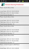 Horses Racing Prediction capture d'écran 1