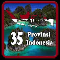 35 Provinsi Indonesia Affiche