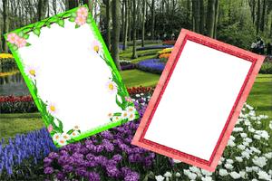 Dual Beautiful Photo Frames โปสเตอร์