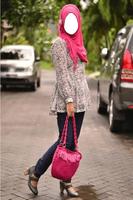 Hijab Jeans Style Photo Editor Poster