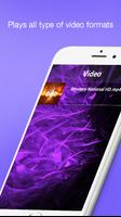 Video Player HD pro الملصق