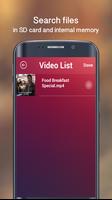 برنامه‌نما HD Video Player for Android عکس از صفحه