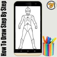 Learn to draw ultraman Cartaz