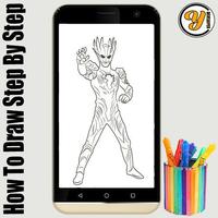 Learn to draw ultraman imagem de tela 1