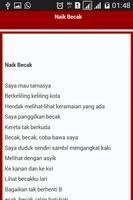 Lirik Lagu Anak Anak Lengkap Terbaru capture d'écran 1