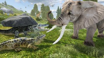 Wild Crocodile Simulator تصوير الشاشة 3
