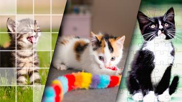 Cute Kitten Puzzle Kit & Wallpapers capture d'écran 2