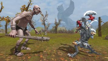 Lizardman Simulator 3D Poster