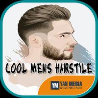 Cool men's hairstyle Affiche