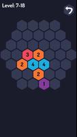 Hexa Block Neighbours: Puzzle capture d'écran 1