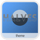 Halves • Xperia Theme أيقونة