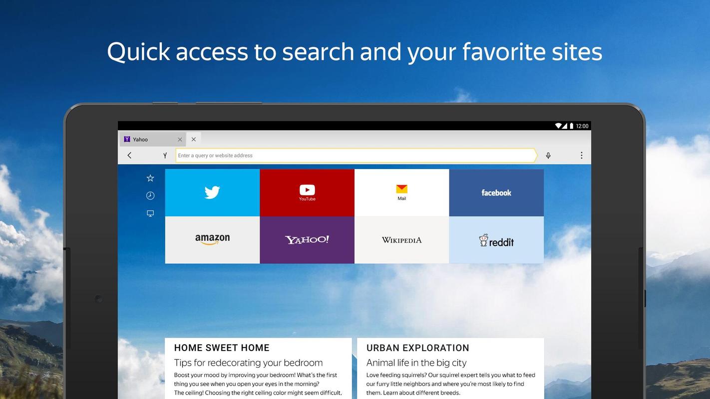 Yandex Browser with Protect APK Download - Free Personalization APP for