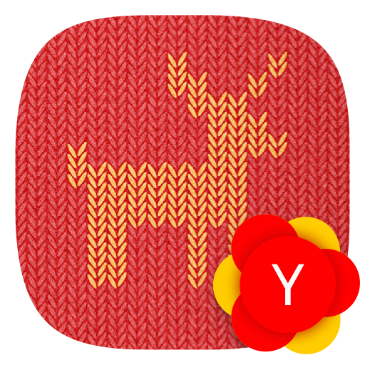 Новогодняя тема от Yandex