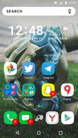 Football theme for Yandex Launcher captura de pantalla 2