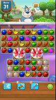 Fruit Juice Crush Saga Match 3 - Puzzle capture d'écran 2