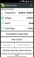 Battery Doctor(alarme energy saver ) capture d'écran 3